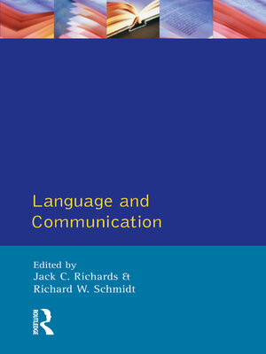 cover image of Language and Communication